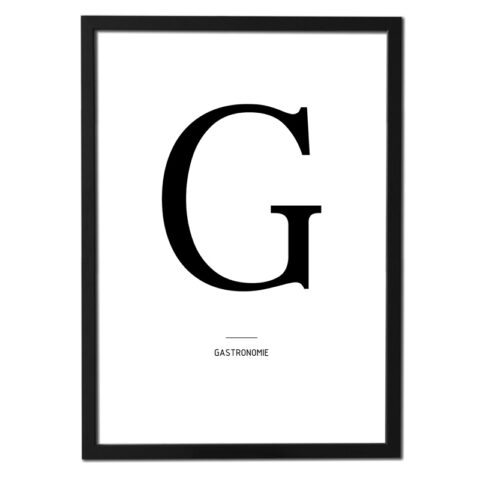 Plakát písmeno - G (gastronomie)